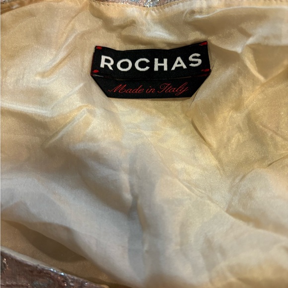 Rochas Swan brocade metallic silk Top - Picture 11 of 12